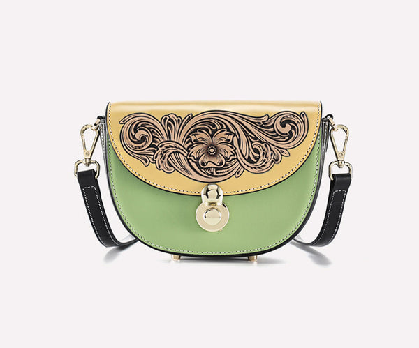 Womens Small Over The Shoulder Purse Genuine Leather Crossbody Bags Gift