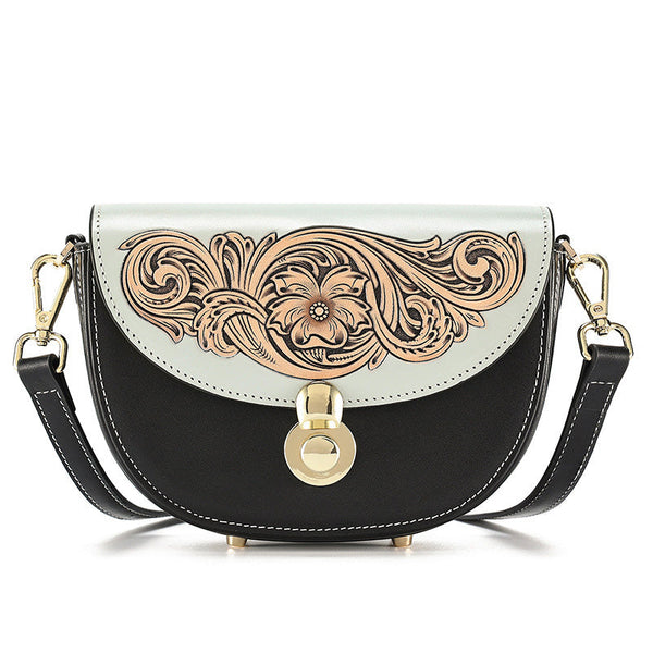 Womens Small Over The Shoulder Purse Genuine Leather Crossbody Bags Small