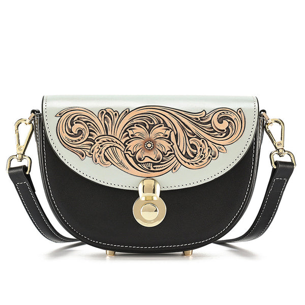 Womens Small Over The Shoulder Purse Genuine Leather Crossbody Bags Small