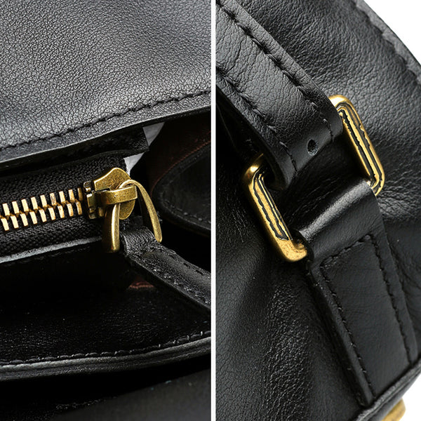 Womens Small Real Leather Backpack Bag Purse Black Fashion Backpacks for Girls Chic