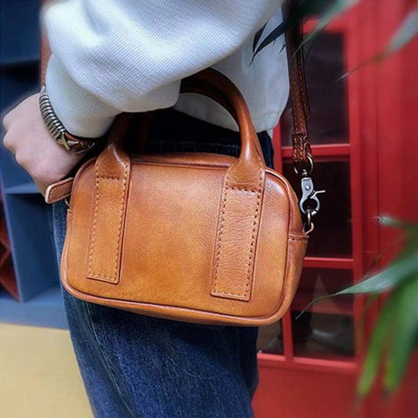 Small Over the Shoulder Purse Genuine Leather Crossbody Bags