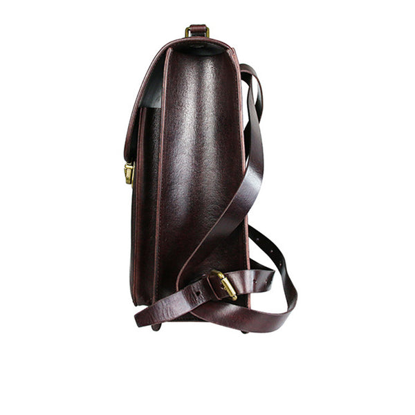 Womens Square Leather Fashion Backpack Trendy Backpacks Book Bag Purse for Women Cowhide