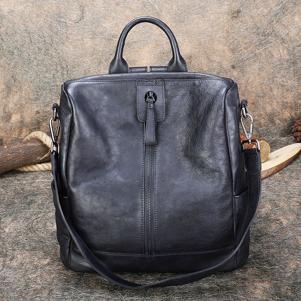 Womens Genuine Leather Rucksack Backpack Cross Shoulder Bag for Women Best