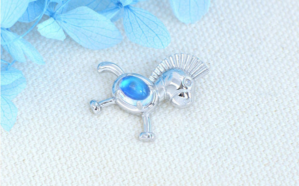 Womens Sterling Silver Moonstone Pendant Necklace Birthstone Necklace For Women Details