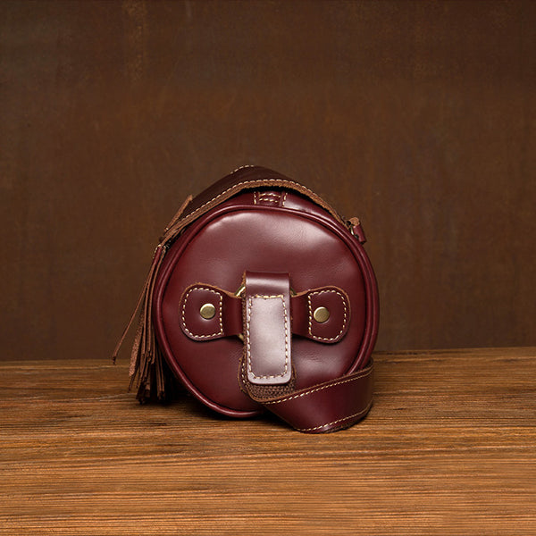 Womens Cute Leather Fringe Crossbody Bag Purse Over Shoulder Bags for Women Details