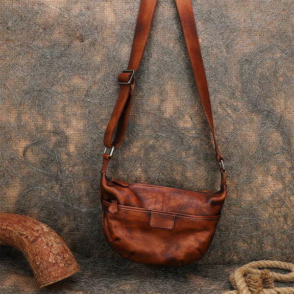 Stylish Ladies Side Bag Genuine Leather Crossbody Bags Green Affordable