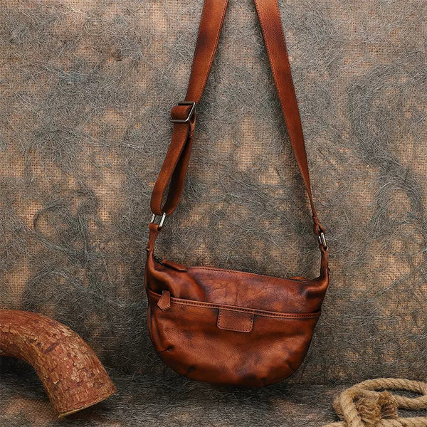 Stylish Ladies Side Bag Genuine Leather Crossbody Bags Green Affordable