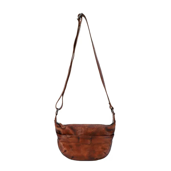 Stylish Ladies Side Bag Genuine Leather Crossbody Bags Green Handmade