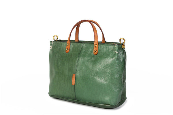 Womens Vintage Leather Handbags Over The Shoulder Purse For Women Chic