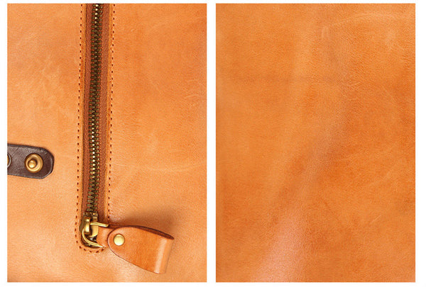 Womens Vintage Leather Handbags Over The Shoulder Purse For Women Durable