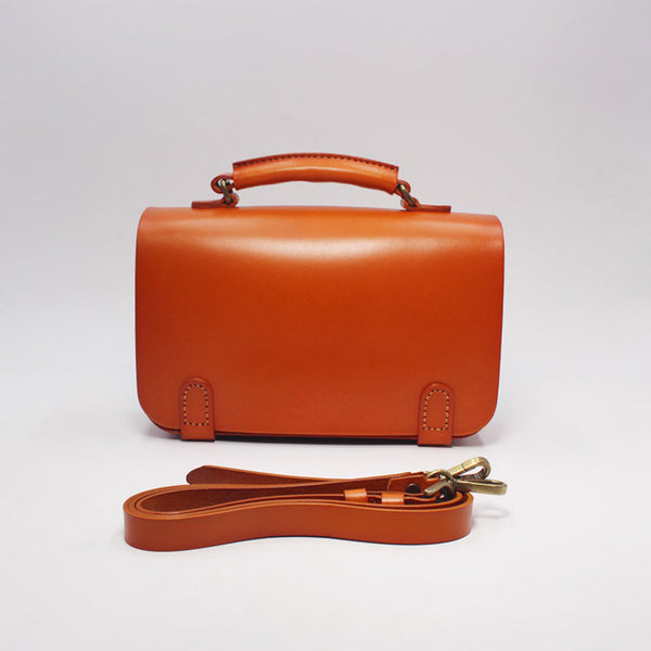 Womens Vintage Leather Satchel Bag Leather Crossbody Bags Handbags Black