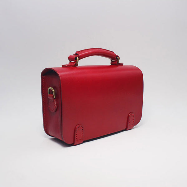Womens Vintage Leather Satchel Bag Leather Crossbody Bags Handbags Minimalist