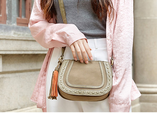 Womens Western Crossbody Purse With Fringe Vegan Leather Ladies Shoulder Bag Beautiful