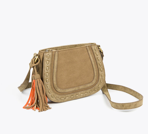 Womens Western Crossbody Purse With Fringe Vegan Leather Ladies Shoulder Bag Details