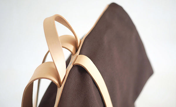 Womens leather rucksack backpack bags ladies canvas leather backpack Purse cute