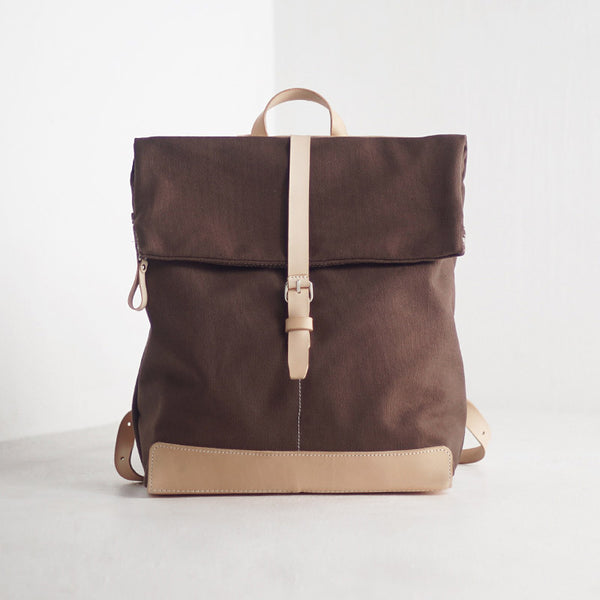 Womens leather rucksack backpack bags