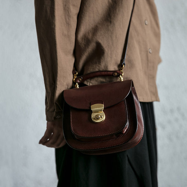 Leather Small Crossbody Handbags Bags Purse for Women