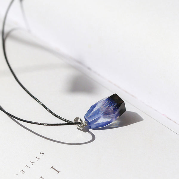 Wood Resin Pendant Necklace Handmade Couple Necklace For Women Men Beautiful