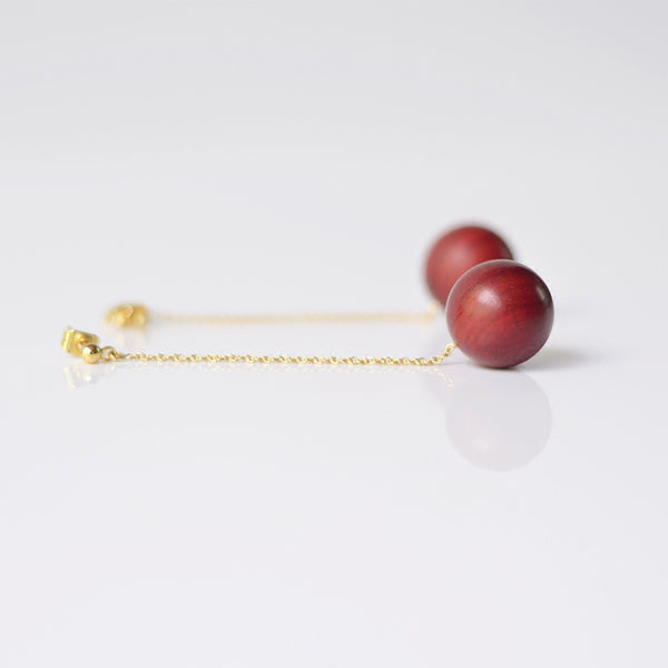 Wooden Earrings Gold Handmade Jewelry Accessories Women adorable