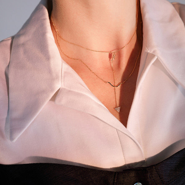 Y-Necklace Gold Fashion Jewelry Accessories Women nice