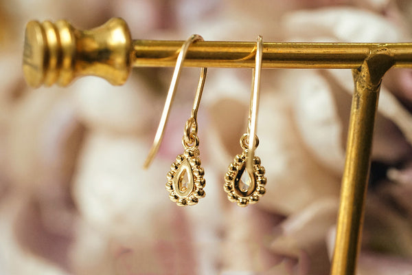Zircon Drop Dangle Earrings Gold Plated Jewelry Accessories Women gift