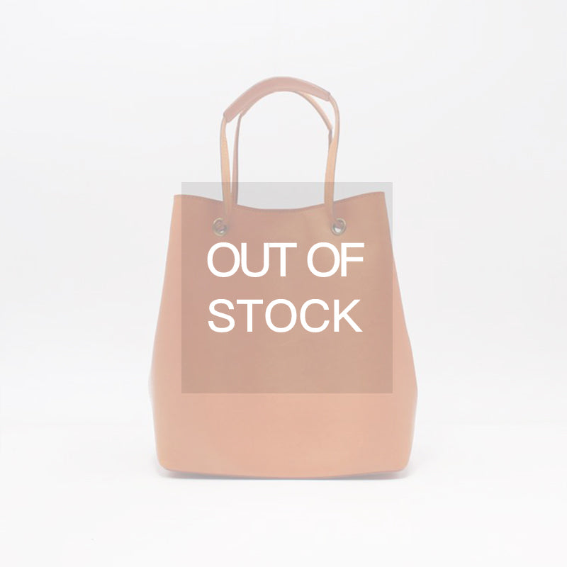Handmade Vintage Leather Handbag Bucket Bag Purse Women