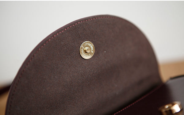 Ladies Small Leather Crossbody Saddle Bag Cross Shoulder Bag For Women Unique