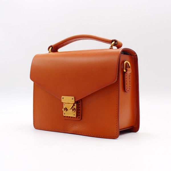 Cute Womens Brown Leather Crossbody Bags Purse Leather Handbags for Women