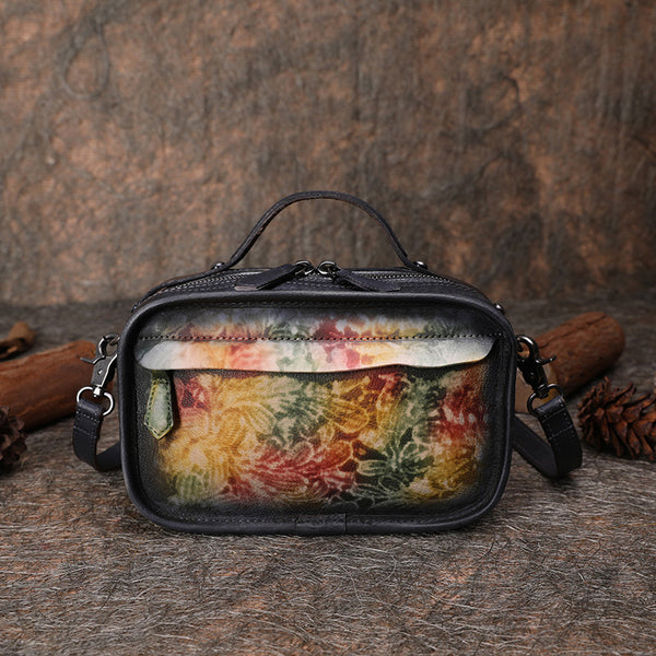 Color Leather Crossbody Bags Shoulder Bag Purses for Women