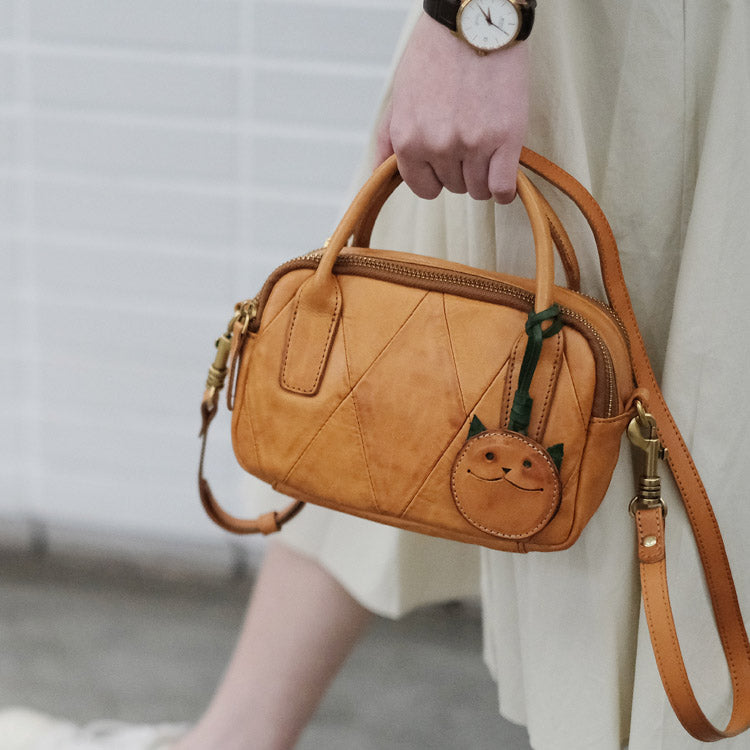 Womens Cute Small Leather Crossbody Purse Top Handle Handbag Accessories