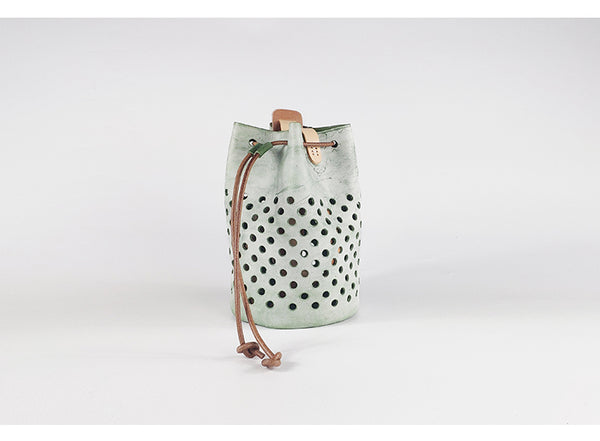 small womens leather drawstring crossbody bucket bag purse side bags for women Affordable