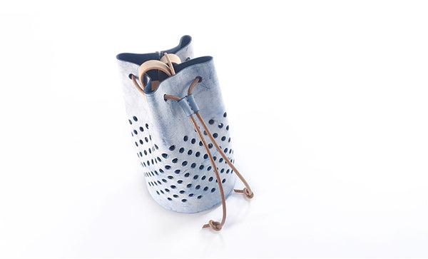 small womens leather drawstring crossbody bucket bag purse side bags for women Fashion