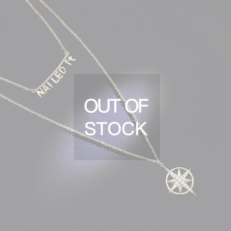 Double Strand Y-Necklace Star Pendant Necklace Fashion Jewelry Accessories Women