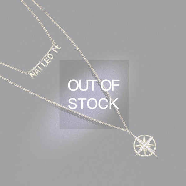 Double Strand Y-Necklace Star Pendant Necklace Fashion Jewelry Accessories Women