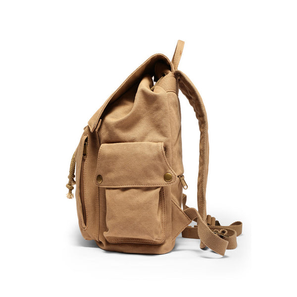 Durable Canvas Backpack Purse Fashion Rucksack for Modern Women on the Go