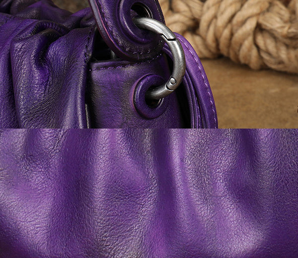 Beautiful Leather Handbags Small Over The Shoulder Purse Details