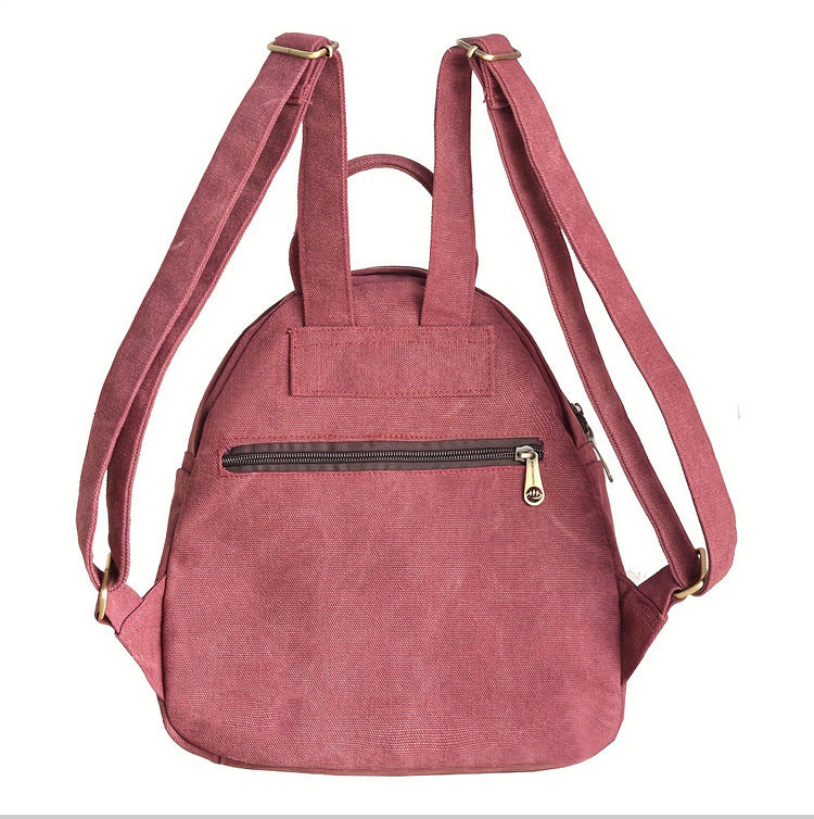 Boho Women's Canvas Backpack Purse Small Canvas Rucksack – igemstonejewelry