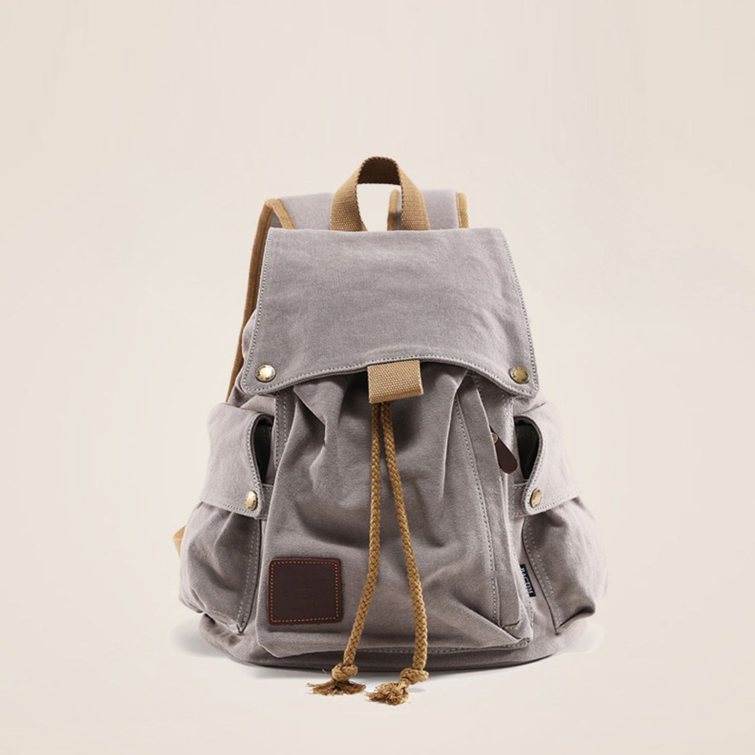 Canvas Backpack Purse for Women Casual Rucksack for Daily 