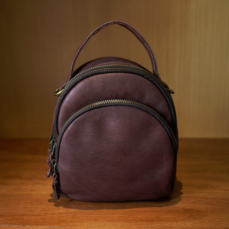 felicity mini backpack fossil Chic Leather Mini Backpack Purse Black Leather Shoulder Bag – igemstonejewelry