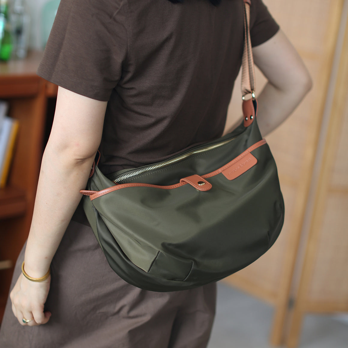 Chic Women s Nylon Crossbody Bag Nylon Shoulder Bags Green