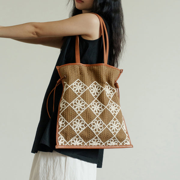 Chic Women's Boho Handbags Crochet Tote Bag For Women Accessories
