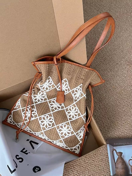 Chic Women's Boho Handbags Crochet Tote Bag For Women Affordable