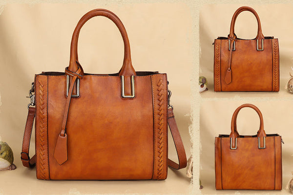 Classy-Ladies-Small-Leather-Tote-Bag-Top-Handle-Handbag-For-Women-Classic