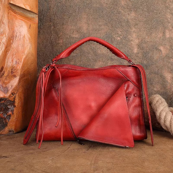 Cool Women's Small Crossbody Purse Genuine Leather Handbags Badass