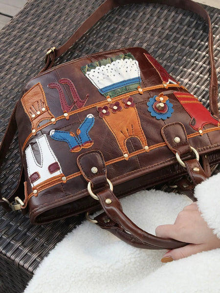 Cute Ladies Small Leather Tote Bag Shoulder Handbags Bags For Women Designer