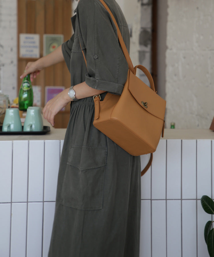 Cute Women's Brown Leather Backpack Purse Ladies Brown Leather Rucksac – igemstonejewelry Cute Women's Brown Leather Backpack Purse Ladies Brown Leather Rucksac – igemstonejewelry
