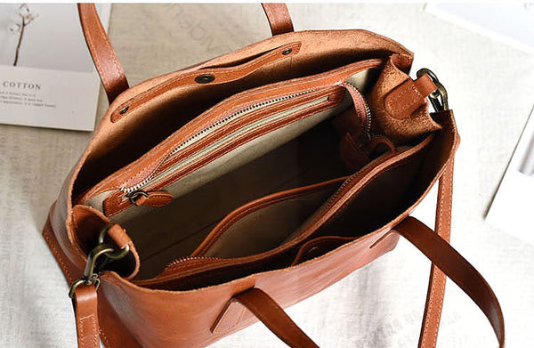 Cute Womens Leather Crossbody Tote Small Handbags For Women Capacity