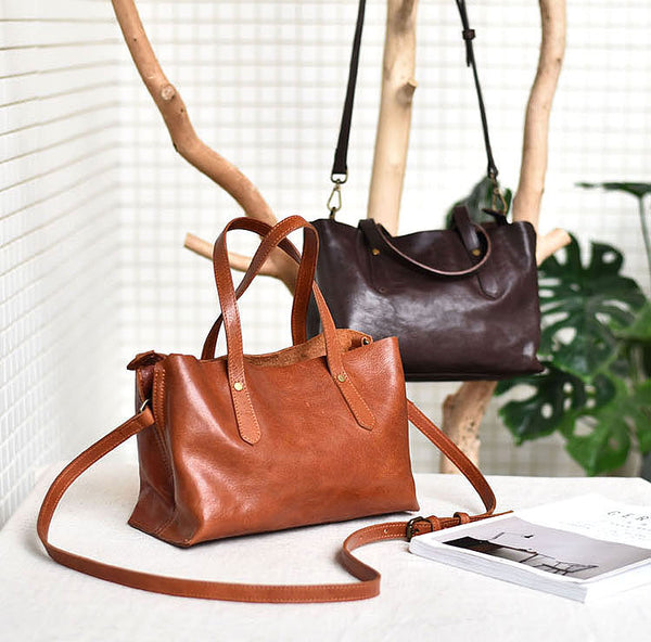 Cute Womens Leather Crossbody Tote Small Handbags For Women Classy