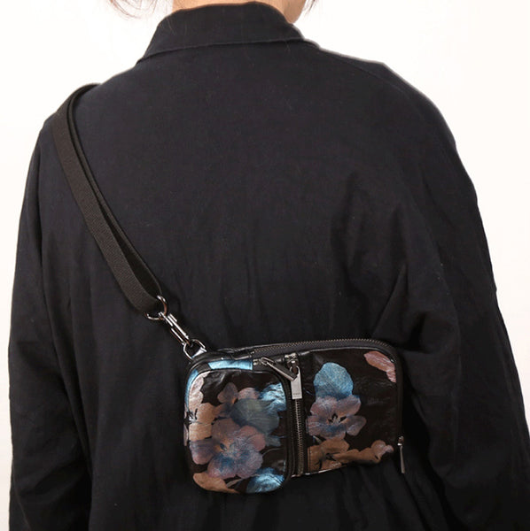 Elegant Women's Leather Crossbody Sling Bag Chest Bag For Women Cool