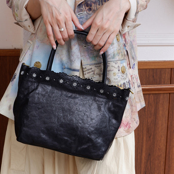 Elegant Womens Leather Shoulder Handbags Black Crossbody Bags For Women Accessories